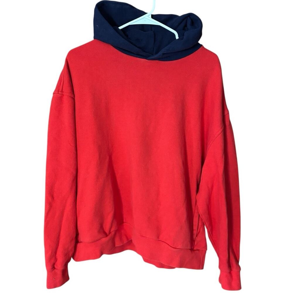 FiveSeventyFive Red Navy Hoodie Unisex Large Streetwear